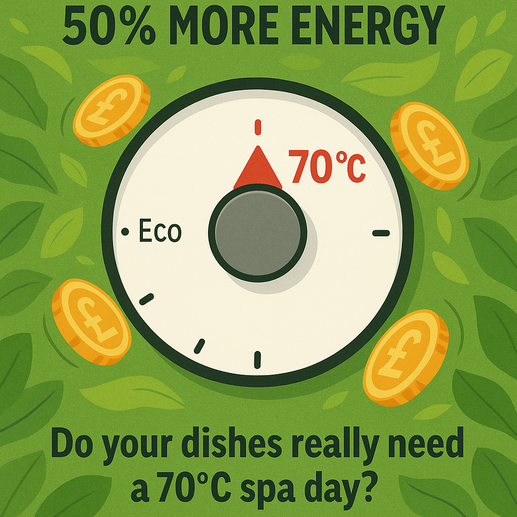 Hotter Isn’t Always Smarter: The Hidden Cost of Cranking Your Dishwasher to 70°C